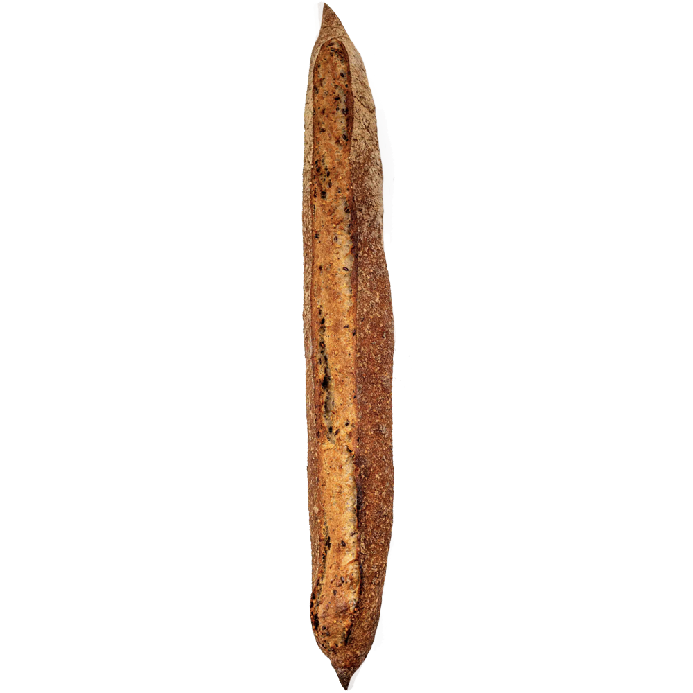 Seeded Sourdough Baguette